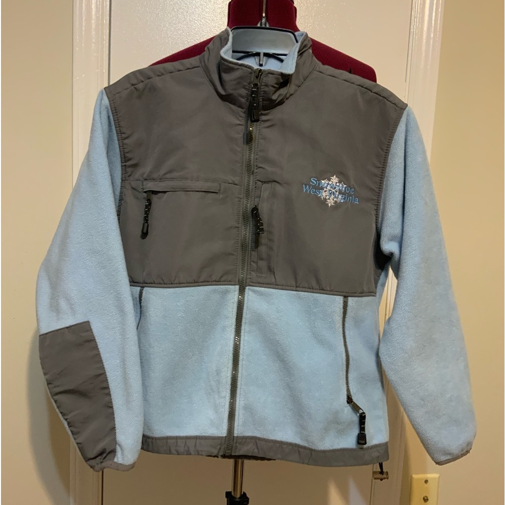 EUC San Francisco Zip-Up Blue Gray Jacket M